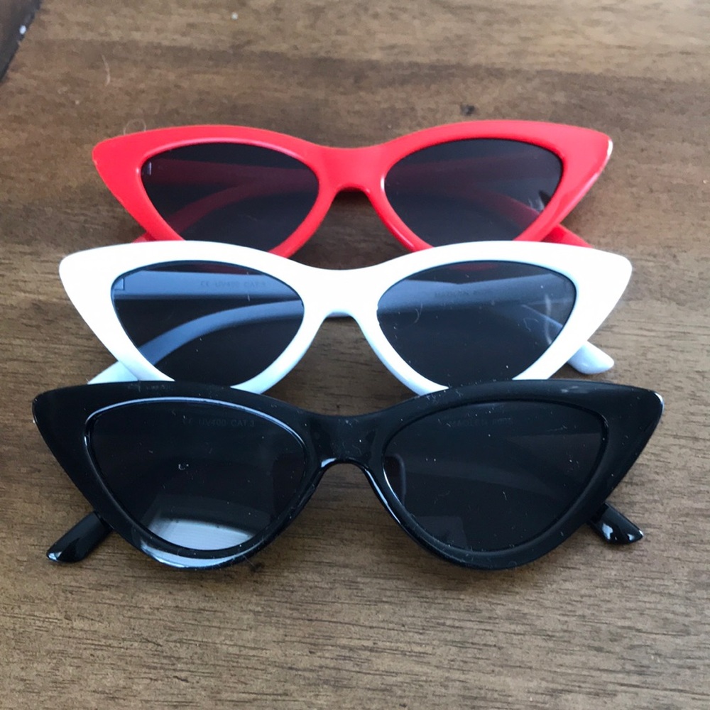 Set of 3 fashion sunglasses